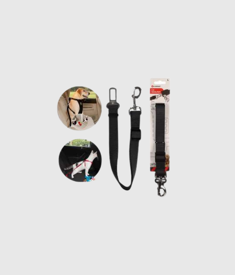 Shock-Absorbing Car Safety Belt Connector for Dogs