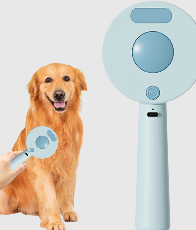 3-in-1 Pet Steam Brush - Grooming, Cleaning & Massage - Image 3