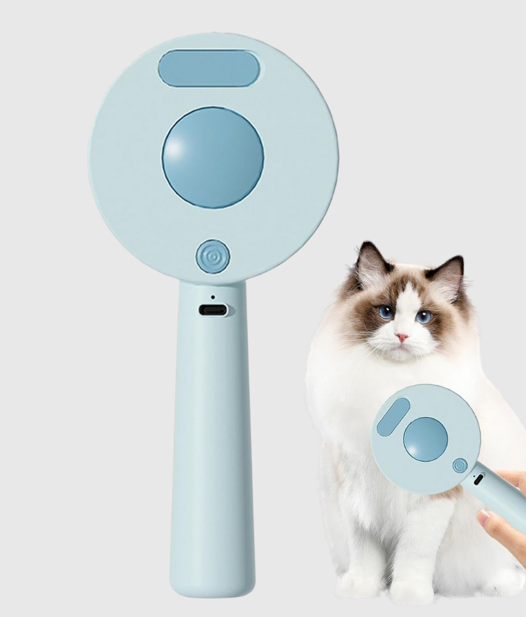3-in-1 Pet Steam Brush - Grooming, Cleaning & Massage - Image 4