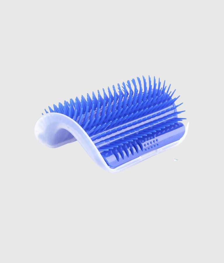 Cat Self-Groomer Corner Brush with Catnip