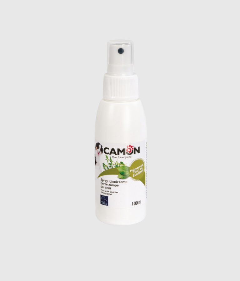 CAMON Natural Paw Sanitizer Spray (100ml) - with Eucalyptus & Palmarosa